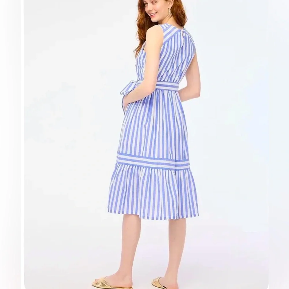 J CREW Striped Midi Dress - Picture 3 of 7